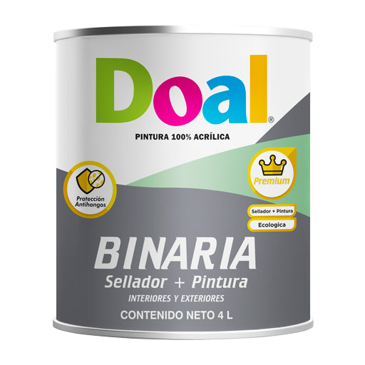 PINTURAS 100% ACRILICAS PREMIUM PLUS BINARIA